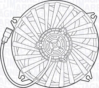 Magneti Marelli 069422560010 - Tuuletin, moottorin jäähdytys inparts.fi