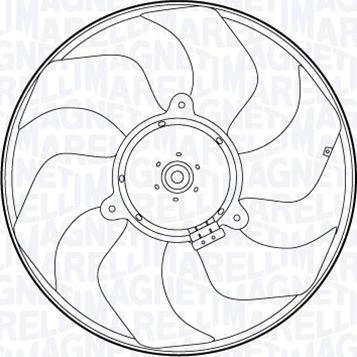 Magneti Marelli 069422562010 - Tuuletin, moottorin jäähdytys inparts.fi