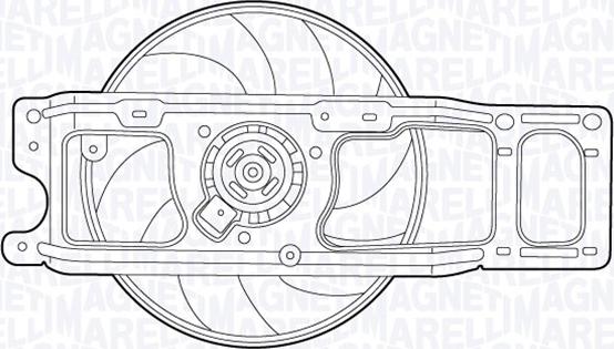 Magneti Marelli 069422535010 - Tuuletin, moottorin jäähdytys inparts.fi