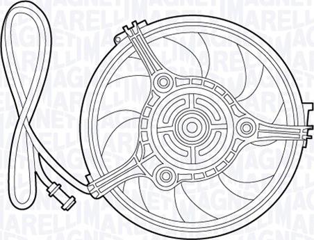 Magneti Marelli 069422528010 - Tuuletin, moottorin jäähdytys inparts.fi