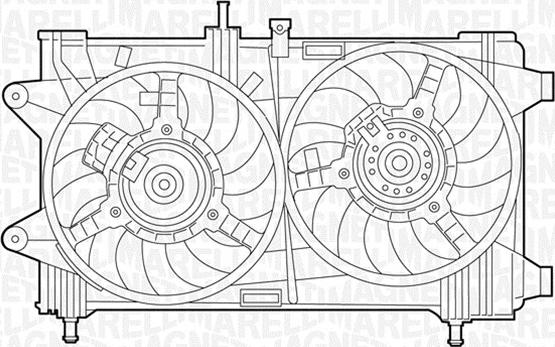 Magneti Marelli 069422046010 - Tuuletin, moottorin jäähdytys inparts.fi