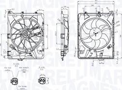 Magneti Marelli 069422849010 - Tuuletin, moottorin jäähdytys inparts.fi