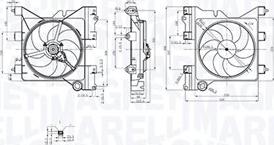 Magneti Marelli 069422852010 - Tuuletin, moottorin jäähdytys inparts.fi