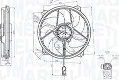 Magneti Marelli 069422869010 - Tuuletin, moottorin jäähdytys inparts.fi