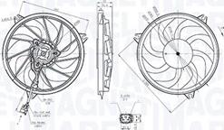 Magneti Marelli 069422865010 - Tuuletin, moottorin jäähdytys inparts.fi