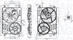 Magneti Marelli 069422884010 - Tuuletin, moottorin jäähdytys inparts.fi