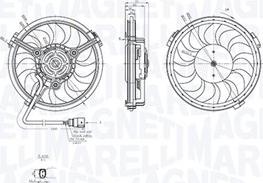 Magneti Marelli 069422880010 - Tuuletin, moottorin jäähdytys inparts.fi