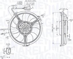 Magneti Marelli 069422881010 - Tuuletin, moottorin jäähdytys inparts.fi