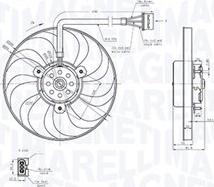 Magneti Marelli 069422883010 - Tuuletin, moottorin jäähdytys inparts.fi