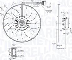 Magneti Marelli 069422878010 - Tuuletin, moottorin jäähdytys inparts.fi