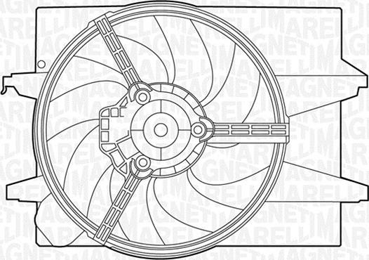 Magneti Marelli 069422395010 - Tuuletin, moottorin jäähdytys inparts.fi