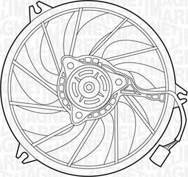 Magneti Marelli 069422391010 - Tuuletin, moottorin jäähdytys inparts.fi