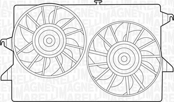 Magneti Marelli 069422398010 - Tuuletin, moottorin jäähdytys inparts.fi