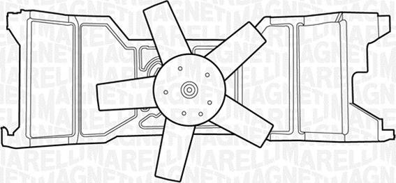 Magneti Marelli 069422309010 - Tuuletin, moottorin jäähdytys inparts.fi