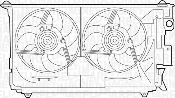 Magneti Marelli 069422383010 - Tuuletin, moottorin jäähdytys inparts.fi