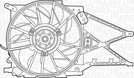 Magneti Marelli 069422330010 - Tuuletin, moottorin jäähdytys inparts.fi