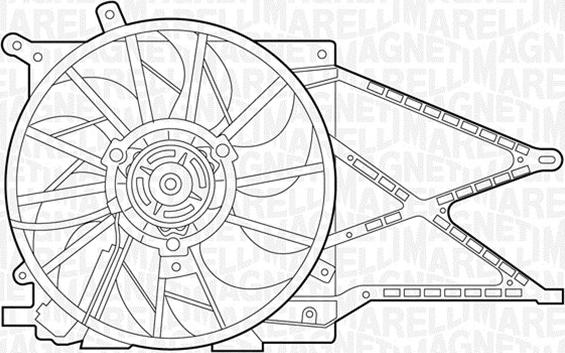 Magneti Marelli 069422332010 - Tuuletin, moottorin jäähdytys inparts.fi