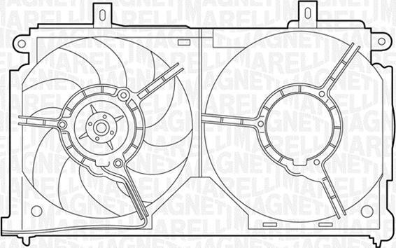 Magneti Marelli 069422376010 - Tuuletin, moottorin jäähdytys inparts.fi