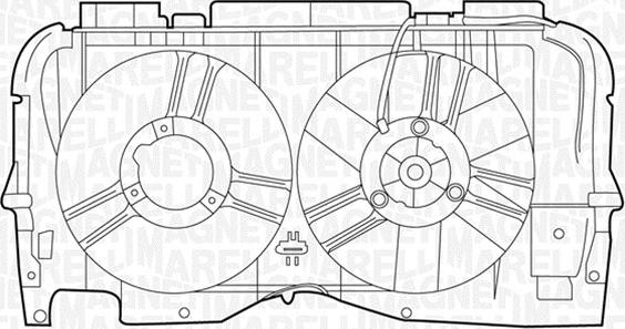 Magneti Marelli 069422371010 - Tuuletin, moottorin jäähdytys inparts.fi