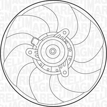 Magneti Marelli 069422377010 - Tuuletin, moottorin jäähdytys inparts.fi