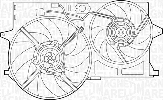 Magneti Marelli 069422299010 - Tuuletin, moottorin jäähdytys inparts.fi