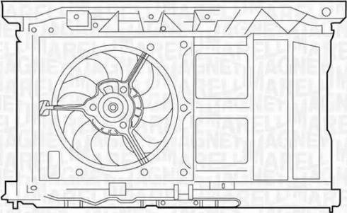 Magneti Marelli 069422290010 - Tuuletin, moottorin jäähdytys inparts.fi