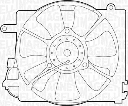 Magneti Marelli 069422293010 - Tuuletin, moottorin jäähdytys inparts.fi