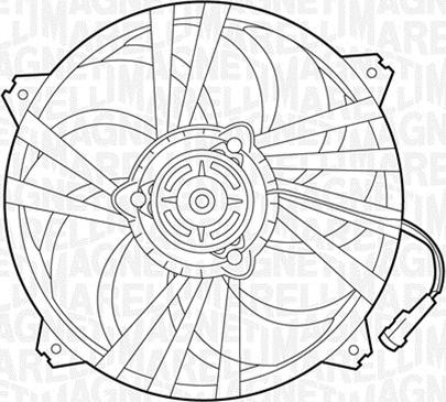 Magneti Marelli 069422292010 - Tuuletin, moottorin jäähdytys inparts.fi