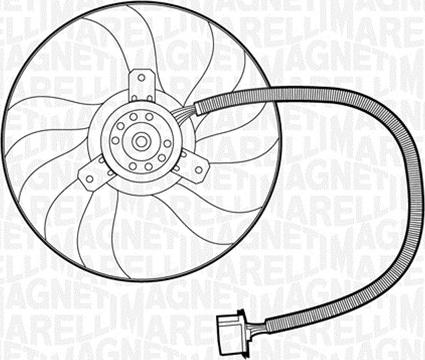 Magneti Marelli 069422266010 - Tuuletin, moottorin jäähdytys inparts.fi