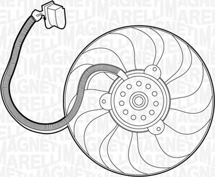 Magneti Marelli 069422261010 - Tuuletin, moottorin jäähdytys inparts.fi