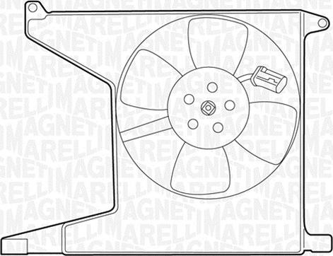 Magneti Marelli 069422208010 - Tuuletin, moottorin jäähdytys inparts.fi