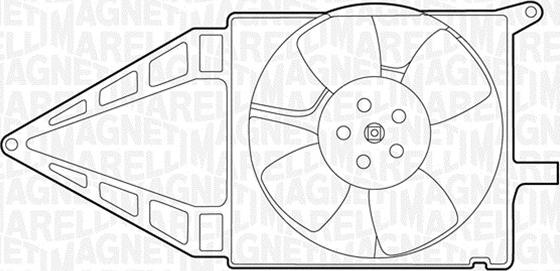 Magneti Marelli 069422210010 - Tuuletin, moottorin jäähdytys inparts.fi