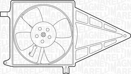 Magneti Marelli 069422211010 - Tuuletin, moottorin jäähdytys inparts.fi