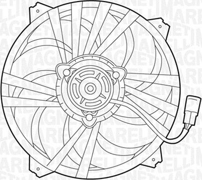 Magneti Marelli 069422281010 - Tuuletin, moottorin jäähdytys inparts.fi