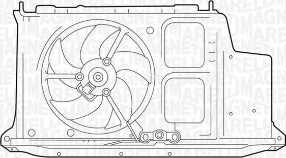 Magneti Marelli 069422282010 - Tuuletin, moottorin jäähdytys inparts.fi