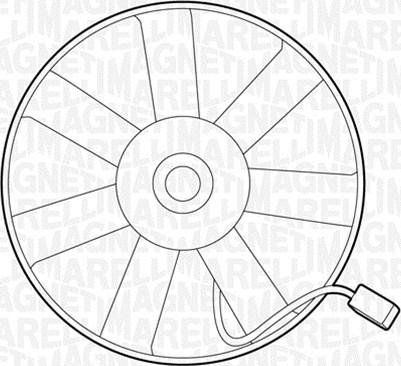 Magneti Marelli 069422230010 - Tuuletin, moottorin jäähdytys inparts.fi