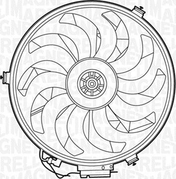 Magneti Marelli 069422275010 - Tuuletin, moottorin jäähdytys inparts.fi