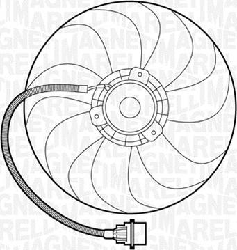 Magneti Marelli 069422272010 - Tuuletin, moottorin jäähdytys inparts.fi