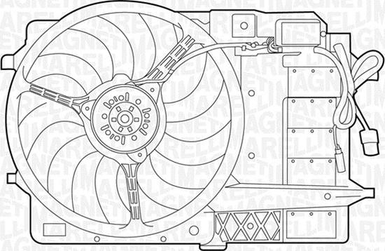 Magneti Marelli 069422277010 - Tuuletin, moottorin jäähdytys inparts.fi