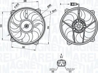 Magneti Marelli 069422708010 - Tuuletin, moottorin jäähdytys inparts.fi