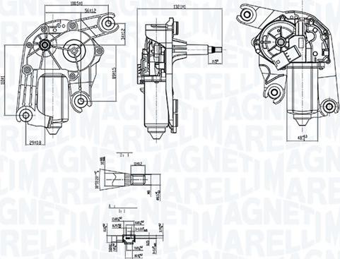 Magneti Marelli 064074000010 - Pyyhkijän moottori inparts.fi