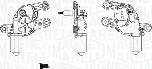 Magneti Marelli 064075800010 - Pyyhkijän moottori inparts.fi