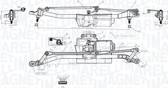 Magneti Marelli 064352403010 - Lasinpesulaite inparts.fi