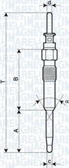 Magneti Marelli 060900460606 - Hehkutulppa inparts.fi