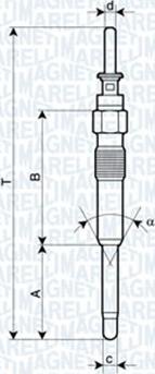 Magneti Marelli 060900420606 - Hehkutulppa inparts.fi