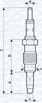 Magneti Marelli 060900590606 - Hehkutulppa inparts.fi