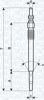 Magneti Marelli 060900640606 - Hehkutulppa inparts.fi