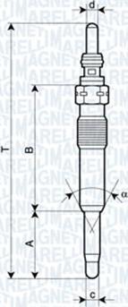 Magneti Marelli 060900680606 - Hehkutulppa inparts.fi