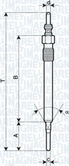 Magneti Marelli 060900620606 - Hehkutulppa inparts.fi