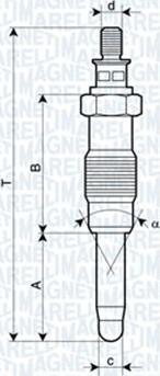 Magneti Marelli 060900060606 - Hehkutulppa inparts.fi